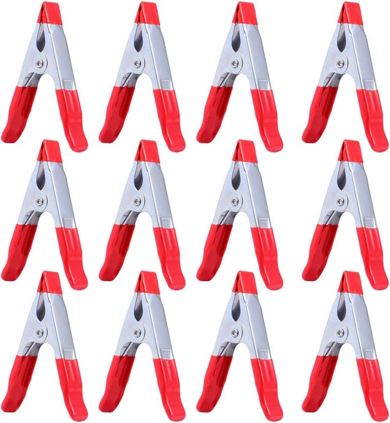 FUOYLOO 20pcs 4-inch Metal Backdrop Spring Clamps Tent Clips for Photography Background Stand Holder Heavy Duty Clips for Photo Studio and Video Shooting - Image 1