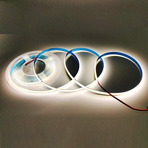 protium FCOB FlexibleLED Strip 360LEDs/Meter 60W DC12V Natural White 4000K 90 Ra 8mm Width PCB, 5 Meter Roll - Image 2