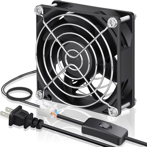 GDSTIME EC Cooling Fan 80mm x 80mm x 25mm AC 110V 115V 120V 220V 240V Dual Ball Bearing - Image 1