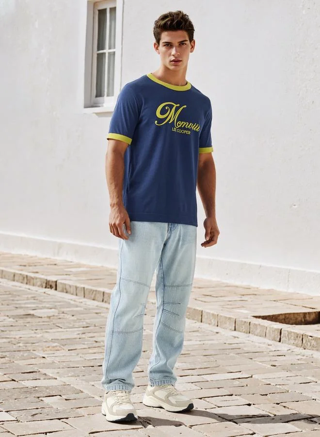 Lee Cooper Lee Cooper Printed T-shirt with Crew Neck
