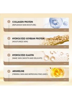 ROUSE 24K Gold Forehead Antiwrinkle Patch15 Pcs Collagen Forehead Lines Mask Forehead Frown Wrinkles Pads Tzone Patches Smooth Forehead Strips Moisturizing  - Image 5