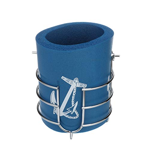 Seachoice Boat Beverage Holder, Thermal Insulator, Chrome Plated Brass - Image 1