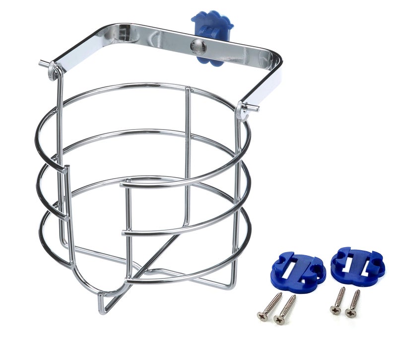 Seachoice Boat Beverage Holder, Thermal Insulator, Chrome Plated Brass - Image 4