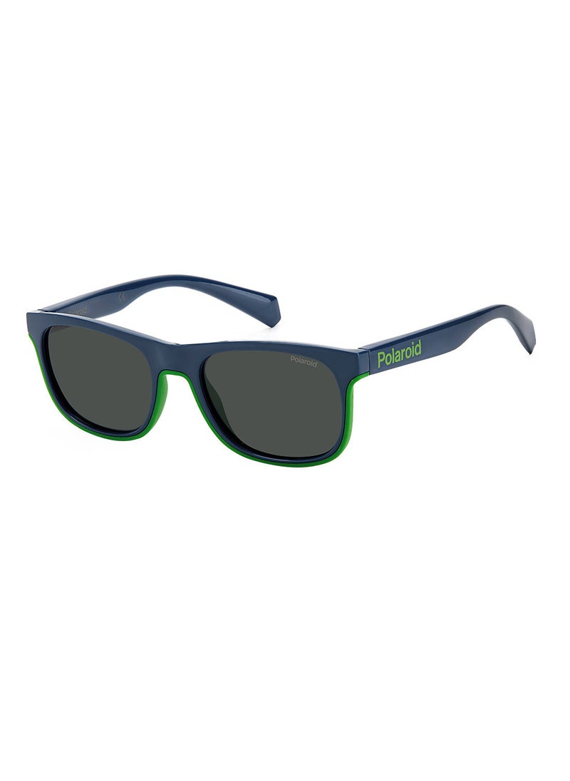 Polaroid Square Sunglasses Pld 8041/S Blue Grn 47  - Image 1