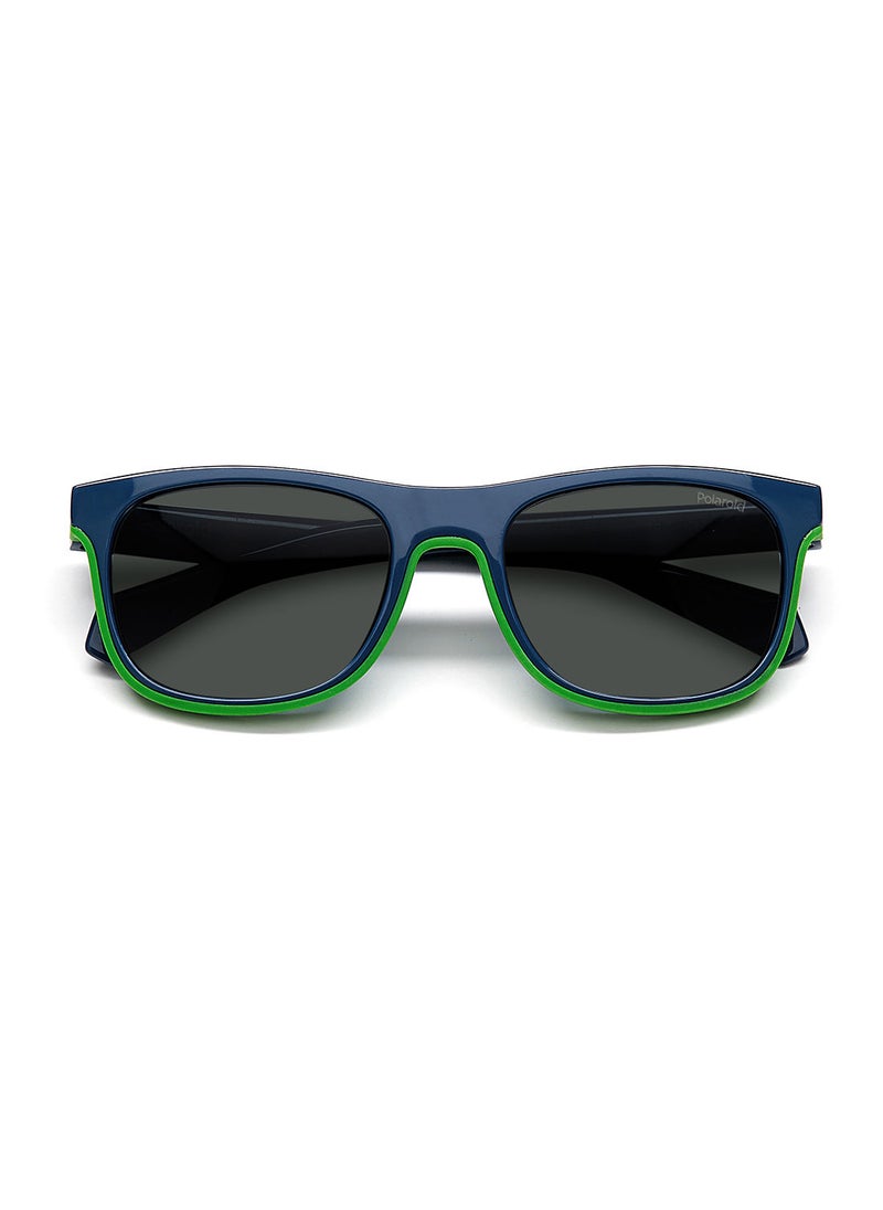 Polaroid Square Sunglasses Pld 8041/S Blue Grn 47  - Image 4