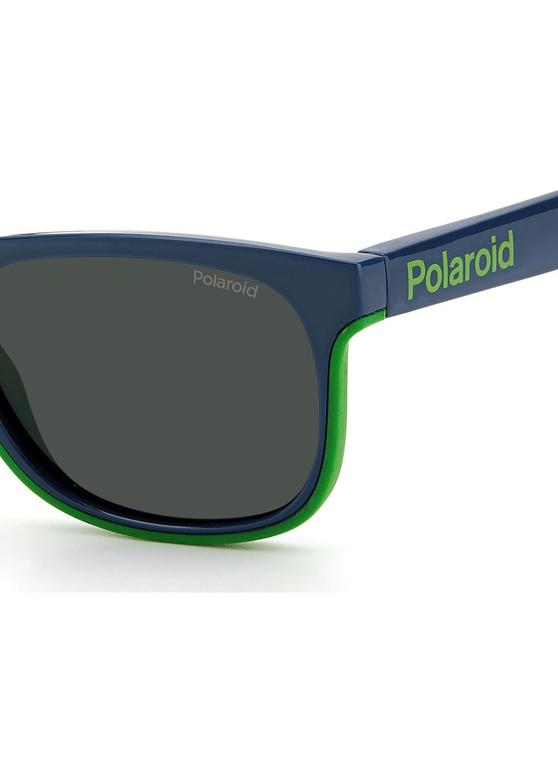 Polaroid Square Sunglasses Pld 8041/S Blue Grn 47  - Image 5