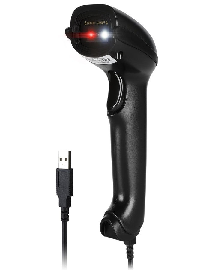 WoneNice USB 2D Barcode Scanner – Handheld Wired QR/PDF417/Data Matrix Reader for POS, Retail, Warehouse & Mobile Payment - Image 1