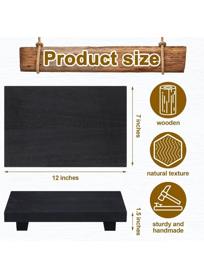 Horoof Home Horoof Home® Rustic Wood Riser Tray  - Image 2