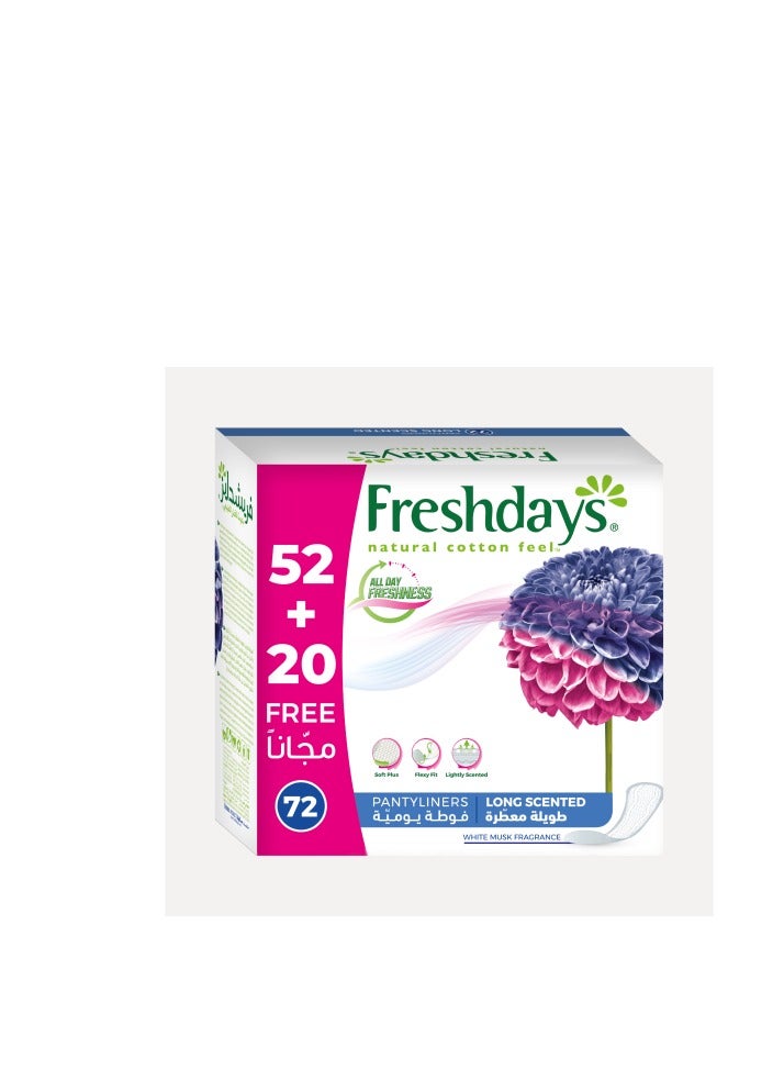 Freshdays Freshdays Long Scented Mega Pack 52+20  - Image 2