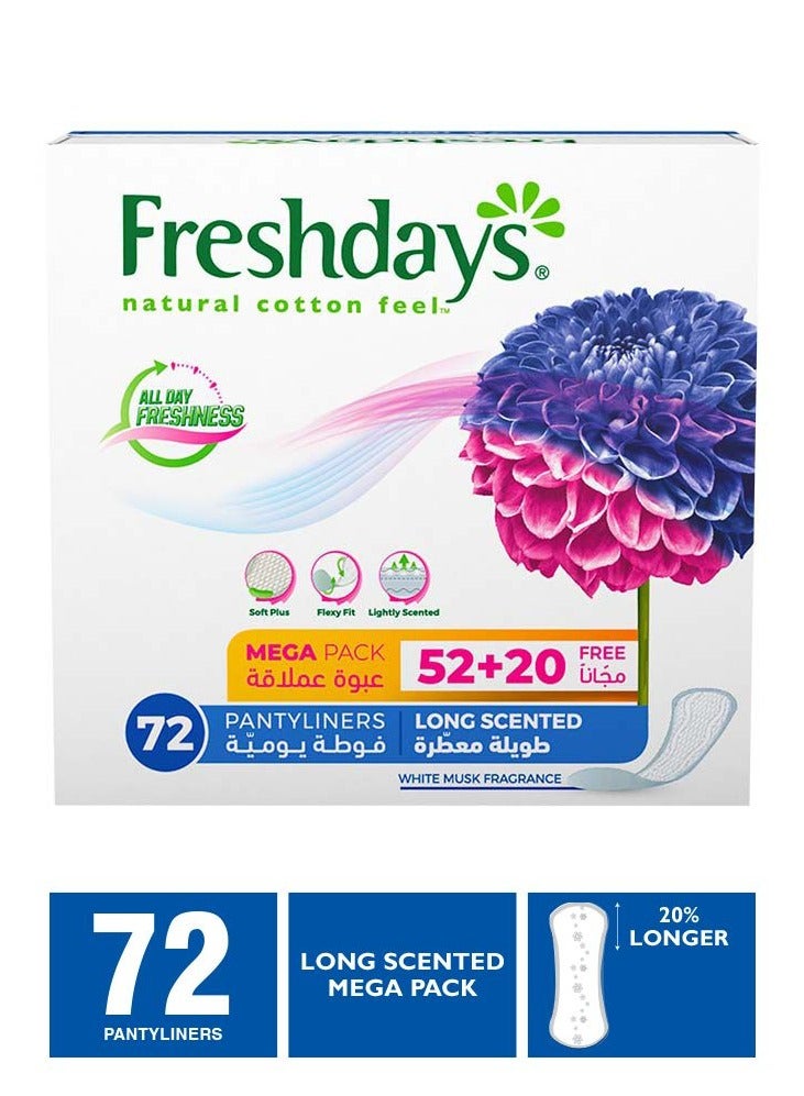 Freshdays Freshdays Long Scented Mega Pack 52+20  - Image 1