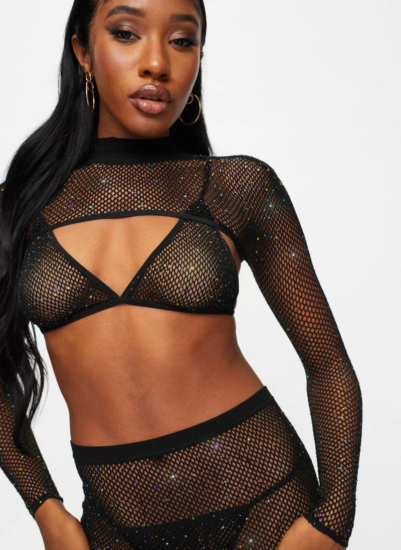 Ann Summers Ann Summers Centre Stage 4Pc Set Black