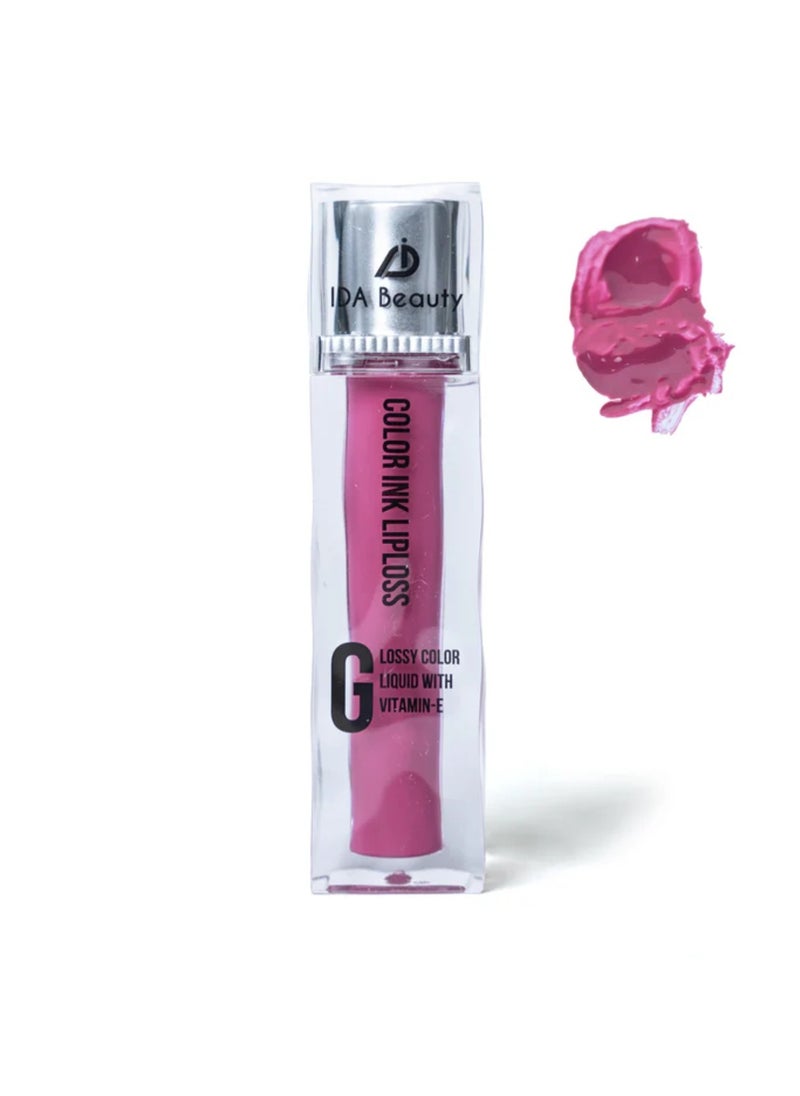 IDA Beauty HueKiss Colour Ink Lip Gloss | Long-Lasting, Hydrating, Smudge-Proof | Vegan, Halal, Cruelty-Free  - Image 1