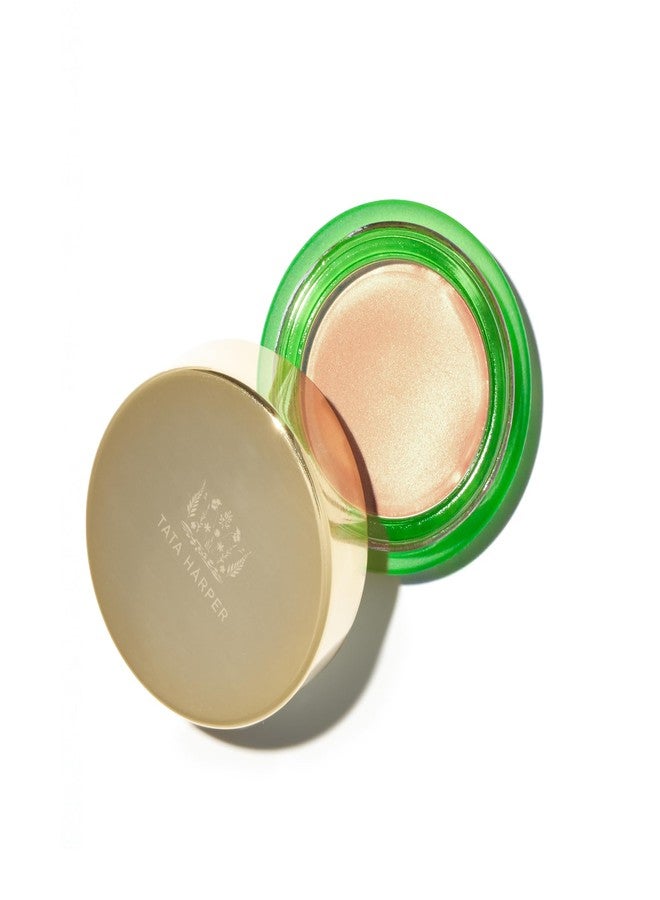 Tata Harper Cream Highlighter, Dewy Cream Highlighter, Natural Makeup, Natural Ingredients, Flashy - Warm Gold - Image 1