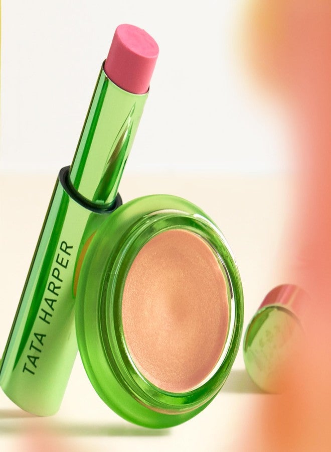 Tata Harper Cream Highlighter, Dewy Cream Highlighter, Natural Makeup, Natural Ingredients, Flashy - Warm Gold - Image 5