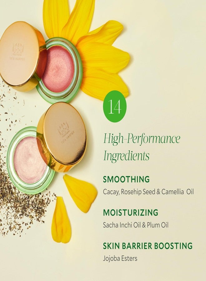 Tata Harper Cream Highlighter, Dewy Cream Highlighter, Natural Makeup, Natural Ingredients, Flashy - Warm Gold - Image 3