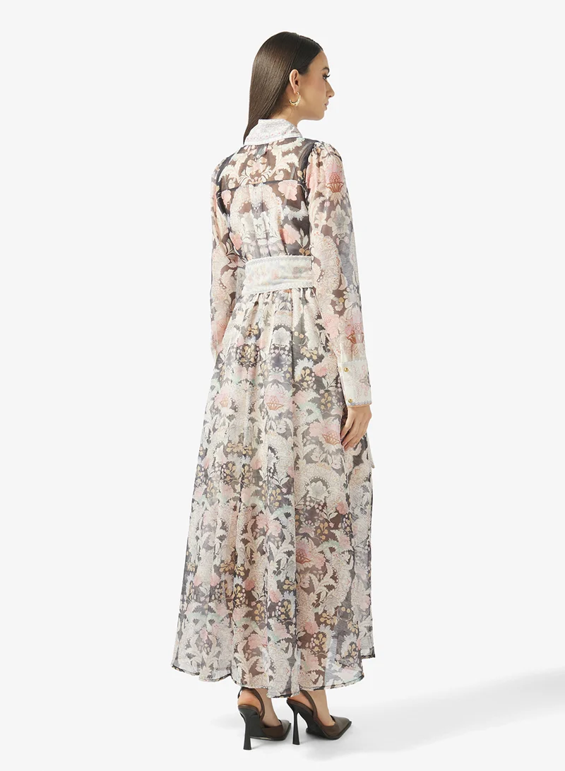 خزانة Printed A-line Dress