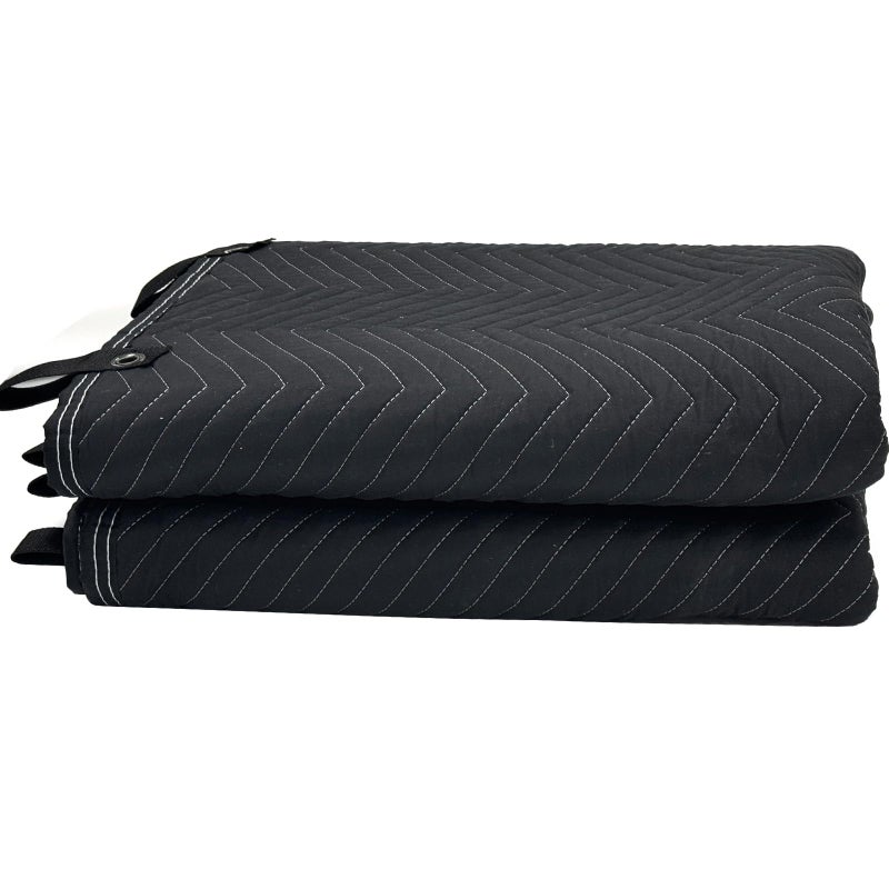 JZHLLA 72 x 40 Studio Large Sound Dampening Blanket Sound Insulated Blanket Sound Absorbing Blanket with Grommets for Soundproofing Noise Reduction Light Blocker Basement Recording Studio - Image 2
