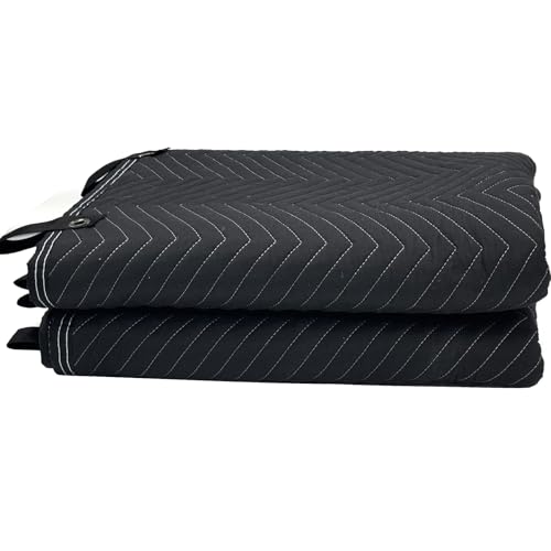 JZHLLA 72 x 40 Studio Large Sound Dampening Blanket Sound Insulated Blanket Sound Absorbing Blanket with Grommets for Soundproofing Noise Reduction Light Blocker Basement Recording Studio - Image 1