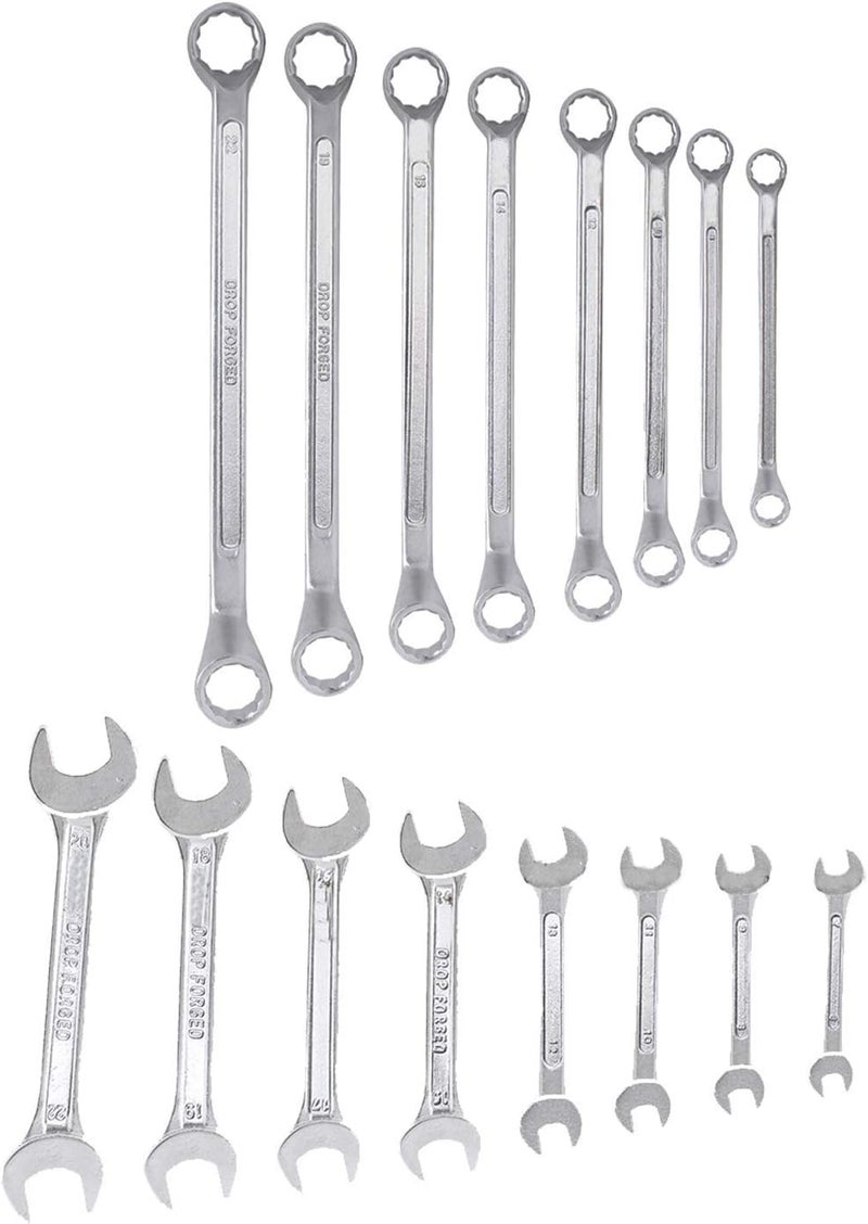 sulfar Suzec Johnson Series Jl001002 8 Pcs Double Ended Spanner Set & 8-Pieces Ring Spanner Set Combo (Ring/Double Spanner Combo) - Image 1