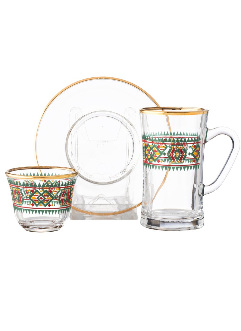 Dania - 18-piece coffee and tea set Sadu pattern - Image 1