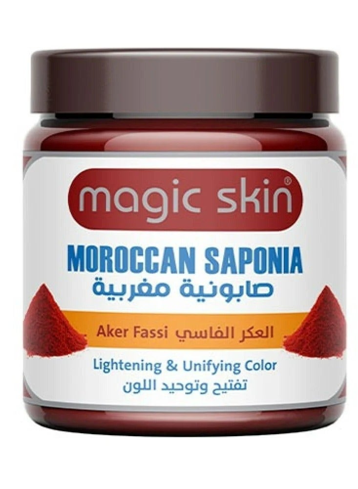 Magic skin Moroccan Soap Aker Fassi For Lightening And Unifying Skin Tone 500 ML