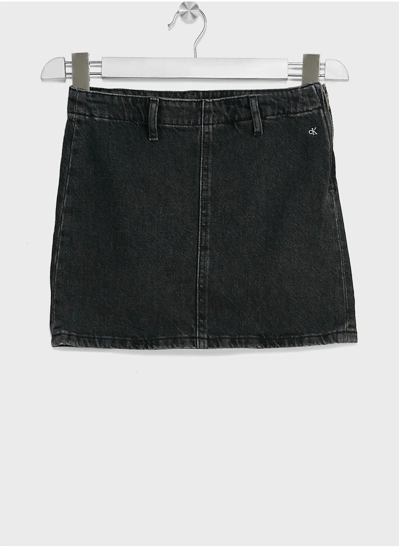 Calvin Klein Jeans Kids Denim Skirt