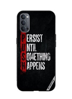 VR CREATIVE Protective Case Cover For Oppo Reno4 Pro 5G Persist Until Something Happens Design Multicolour  - Image 1