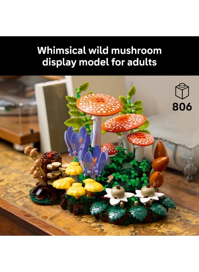 LEGO Botanicals Woodland Mushrooms Decor Set 11505 (Age 18+, 806 Pieces) - Image 2