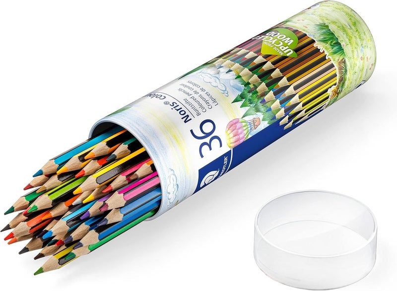 ستدلر مجموعة أقلام الرصاص الملونة ستيدلر نوريس - 36 قطعة - Image 2