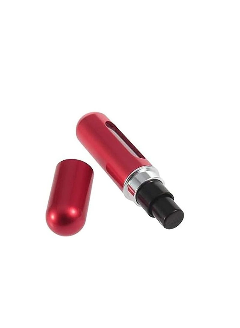 ORiTi 5ml Perfume Bottle Round Head Mini Handy Size Press Perfume Atomizer Refillable Leakproof Spray Travel Portable Self Pump Empty Fragrance Container