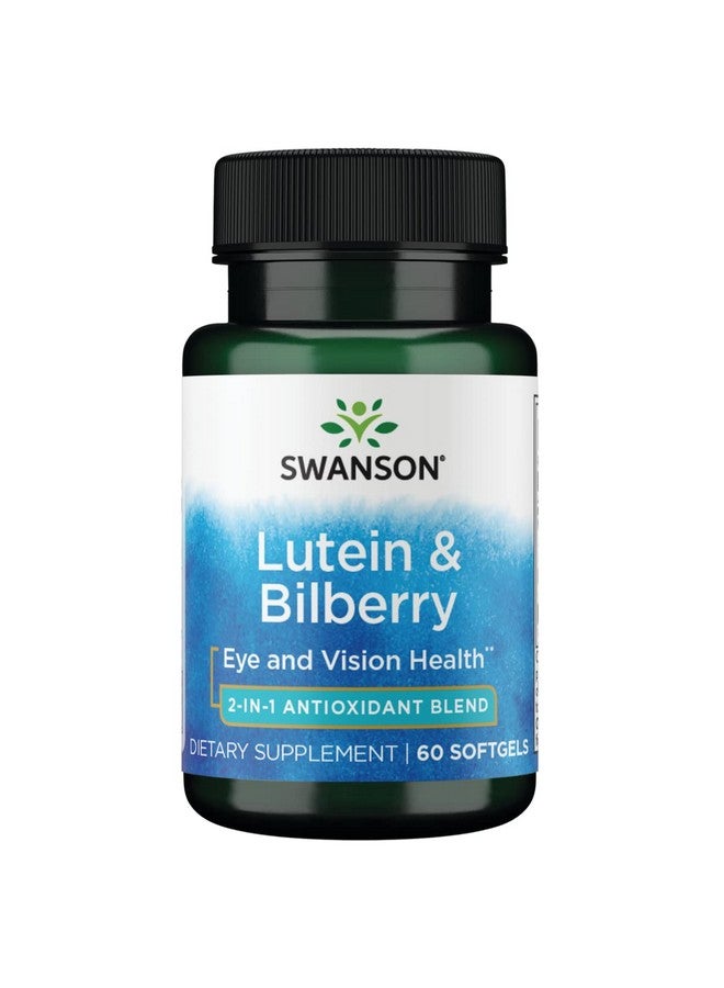 Swanson Standardized Lutein & Bilberry 60 Sgels - Image 1
