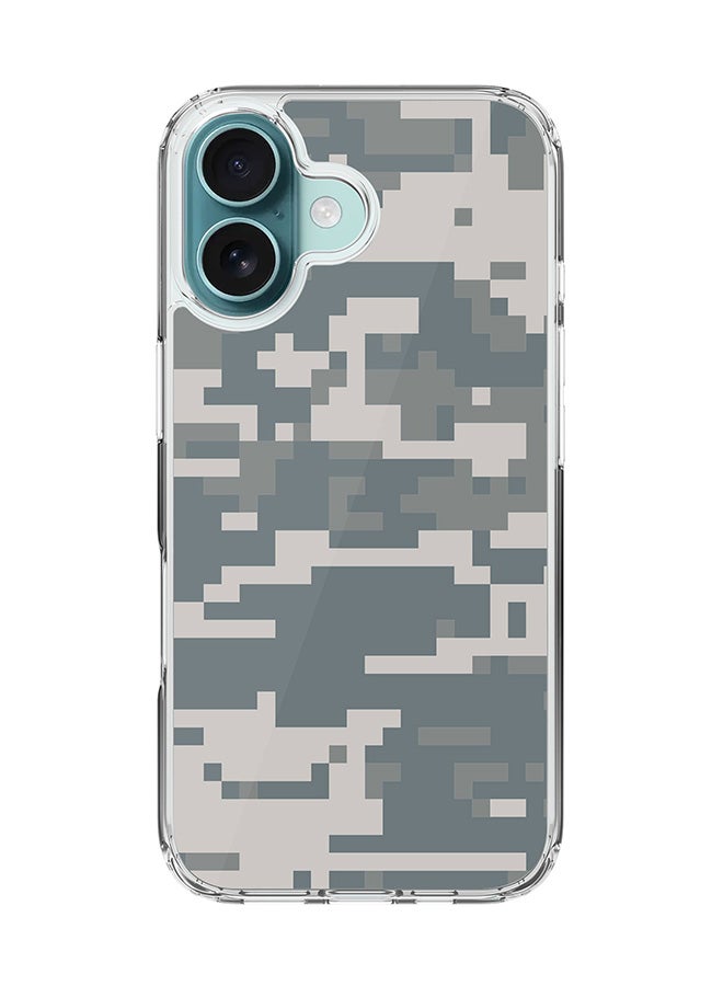 Stylizedd غطاء آيفون 16 [متوافق مع MagSafe] غطاء مغناطيسي رقيق شفاف - تمويه رقمي FP - Image 1