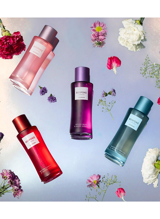 BESPOKE LONDON BESPOKE London Perfume For Women Salted Caramel & Water Lilies Eau De Parfum | 100ml | Sweet & Floral Blend | Long-Lasting, Luxurious Women's Fragrance | Perfect for Daily Wear & Special Moments  - Image 4