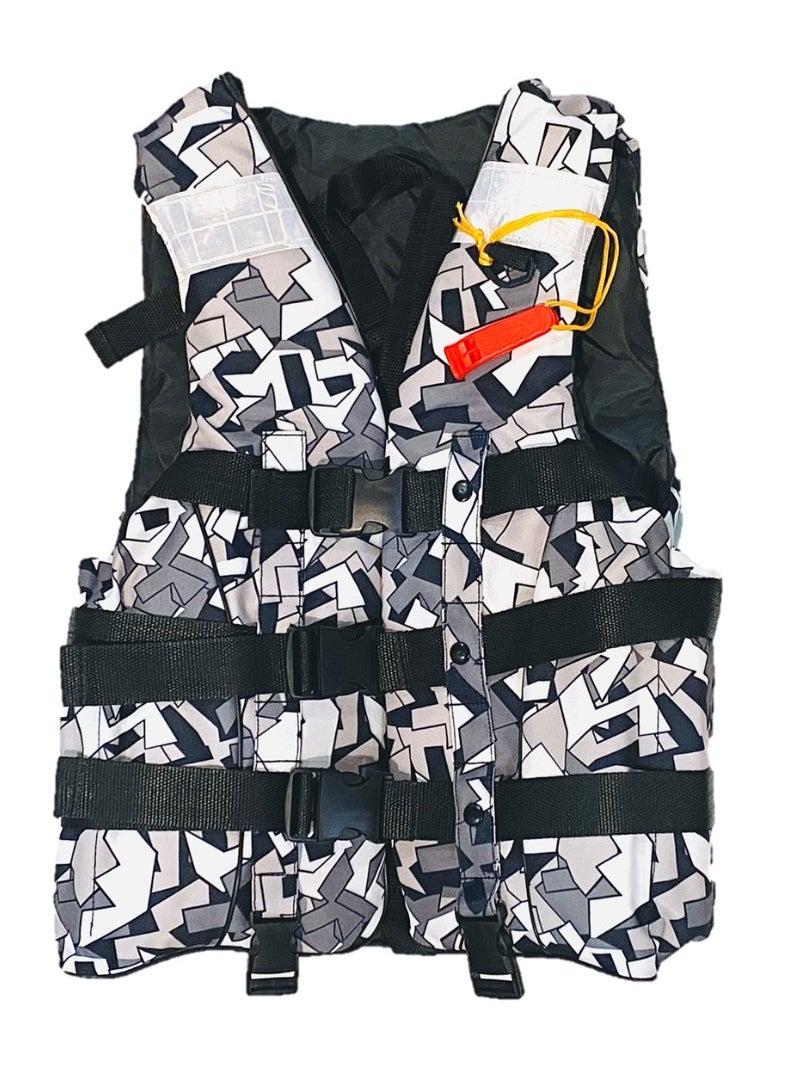 oakura - J04 Life Jacket Premium Buoyancy Vest For Adults And Kids Adjustable Fit, Available In 3 Different Mesmerizing Colors And 5 Different Sizes - Image 1