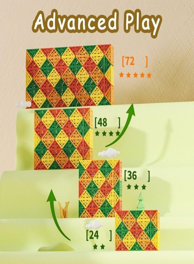 KITMEER Geometric Magic Snake Cube Twisty Puzzle Toys (36 Blocks), for Kids Age 6 Years & Up - Image 4