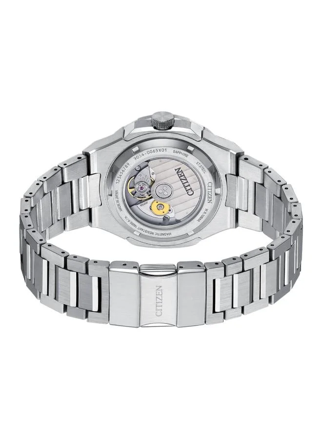 سيتيزن Men's Stainless Steel Strap Mechanical Men Watch NB6031-56E - 41 mm
