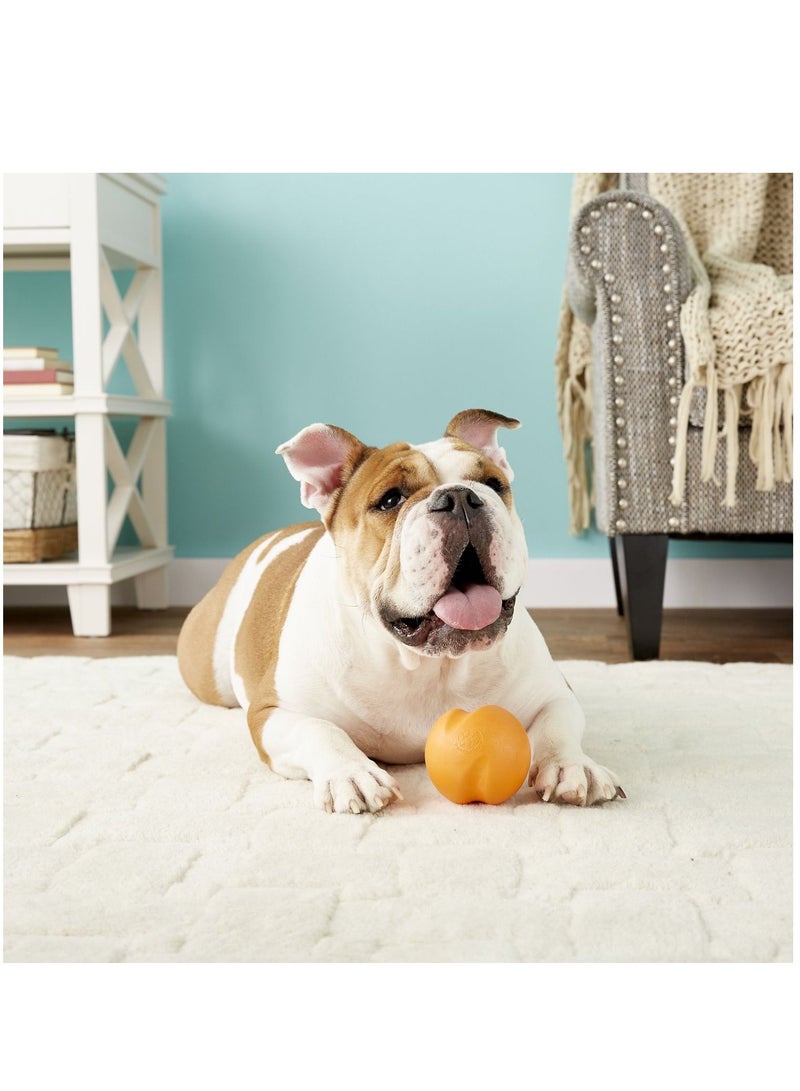 West Paw Design Jive Dog Ball Toy Orange Small - Image 2