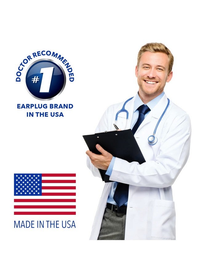 Mack's Ultra Soft Foam Earplugs 50 Pair 33Db Highest Nrr Comfortable Ear Plugs For Sleeping Snoring Travel Concerts Studying Loud Noise Work | Made In Usa - Image 3