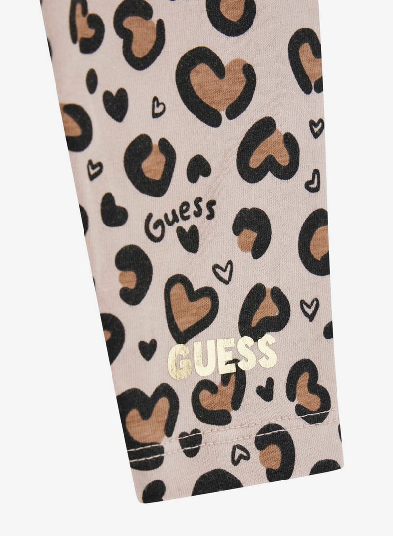 GUESS Kids Crew Neck Shirt and Leggings Sets - Image 5