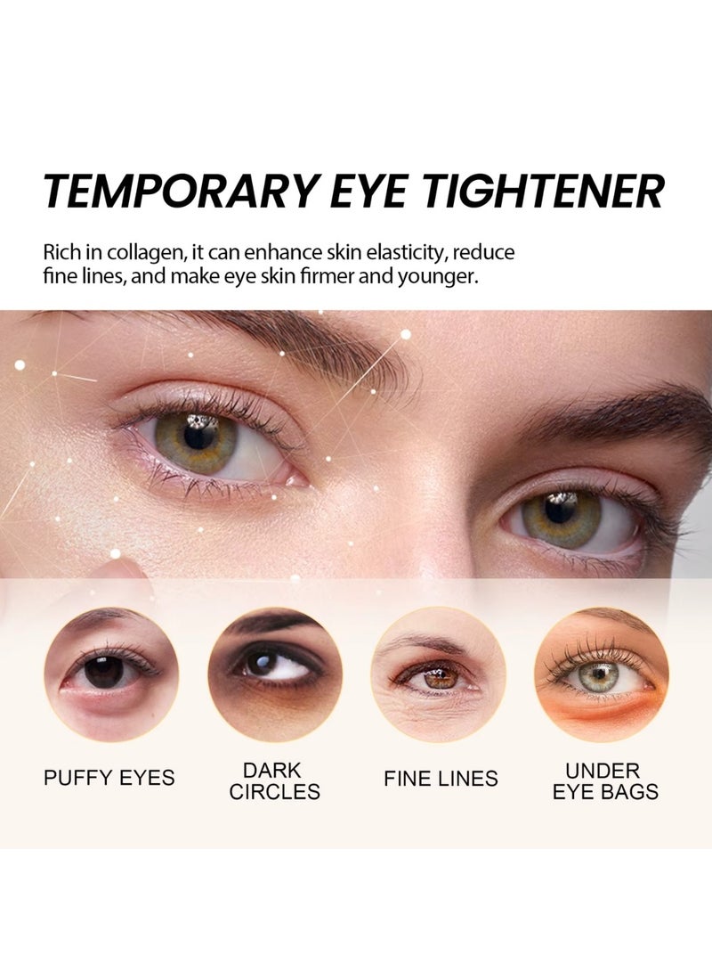 WEST MONTH Temporary Eye Tightener Firm Eye Skin Eye Tightening Cream Instant Reduces Under Eye Bags Wrinkle Dark Circles Make up Eye Firmer Instant Eye Firm Cream Instant Firm Eye Tightening Cream Fast Firming Eye Cream 30ml - Image 3