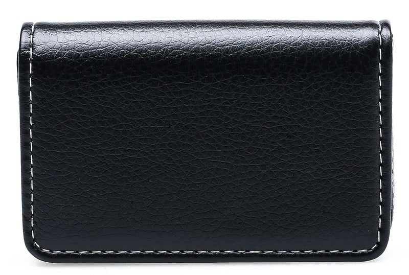 AI-DEE RFID Blocking Wallet - Minimalist Leather Business Credit Card Holder - Black - Image 4
