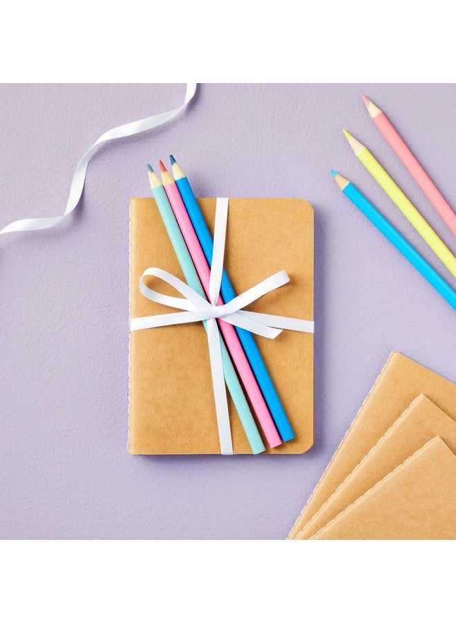 Paper Junkie 24-Pack Kraft Paper Notebooks A6 Size, 4x6 in Writing Journal with 80 Lined Pages, Notebook Set for Students, Kids, Classroom, Travel, Business, Office Supplies - Image 3