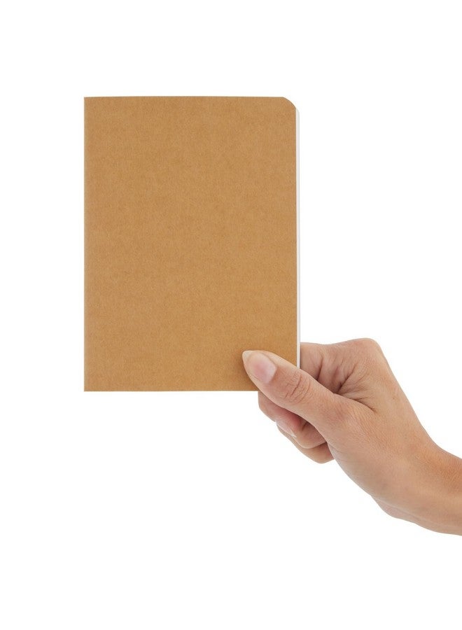 Paper Junkie 24-Pack Kraft Paper Notebooks A6 Size, 4x6 in Writing Journal with 80 Lined Pages, Notebook Set for Students, Kids, Classroom, Travel, Business, Office Supplies - Image 4