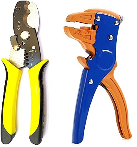 Inditrust Automatic Wire Strippers with 7 Professional Wire Stripping Cutter Portable Stripper Crimper Pliers Wire Crimping Manual Tool Pack of 2  - Image 2