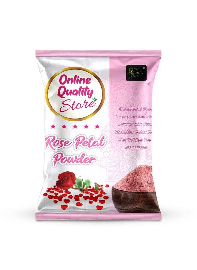 Online Quality Store 100% Natural Organic Rose Petal Powder For Skin Face Pack Mask For Fairness Tanning & Glowing Skin 50G  - Image 1