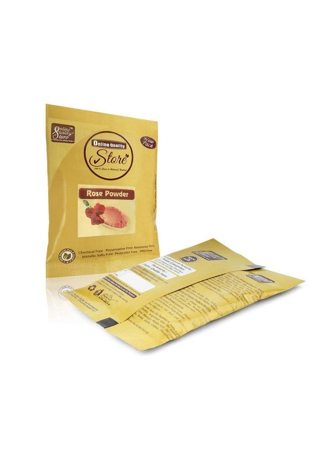Online Quality Store 100% Natural Organic Rose Petal Powder For Skin Face Pack Mask For Fairness Tanning & Glowing Skin 50G  - Image 5