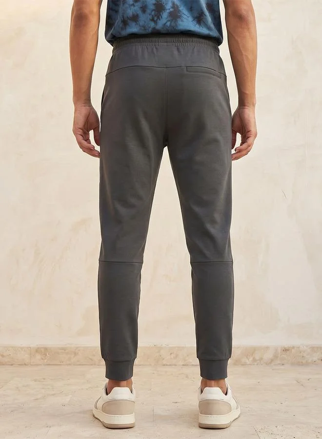 Splash Active GREY Men Drawstring Waist Joggers for Men | Best Price UAE