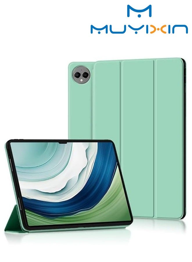 Muyixin Case for Huawei Matepad Pro 13.2 (2023) Ultra Thin Super Light Strong Magnetic Flip PU Smart Stand Protective Case (Green)  - Image 1