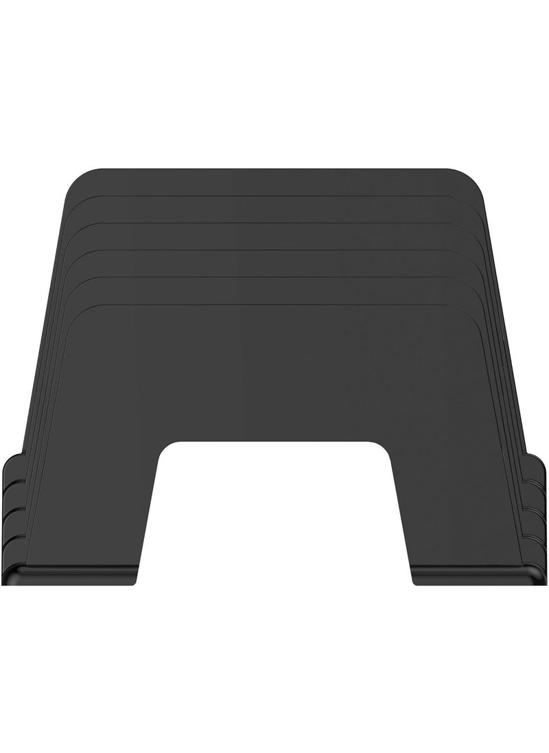 Deflecto Deflecto Sustainable Small Incline Sorter 34504 Black Plastic 5 Compartments 30 Recycled Material 20 in L  - Image 2