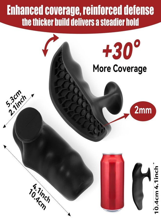 HUAFA Anti-Slip Workout Grips, 4.1 Inch Workout Weight Lifting Grips Pads，Ergonomics Weight Lifting Gloves for Men Women Deadlift, Fitness Training and Exercise, Large Gym Grips Pads for Palm Protection - Image 2